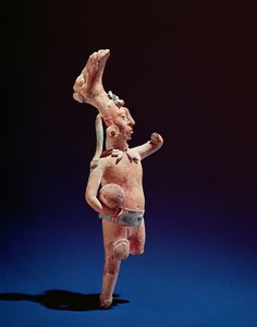 Ceremonial Ballplayer, Isle of Jaina, cca 600 (hlína)